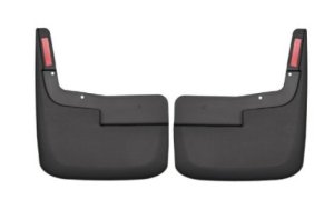 Ford F-150 Mud Guards - Front - Husky Liners - FormFit Design, Impact Resistant Thermoplastic - Black - `21-`23
